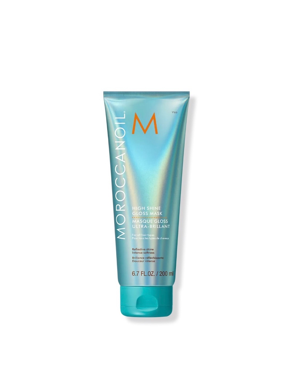 Moroccanoil High Shine Gloss Mask - Teal and Orange Accents